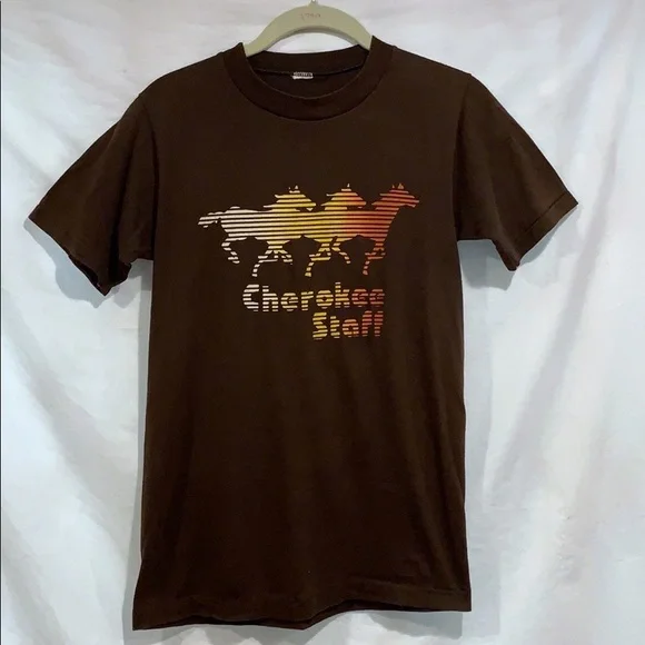 Vintage Running Horses 80’s Tee - Picture 1 of 5